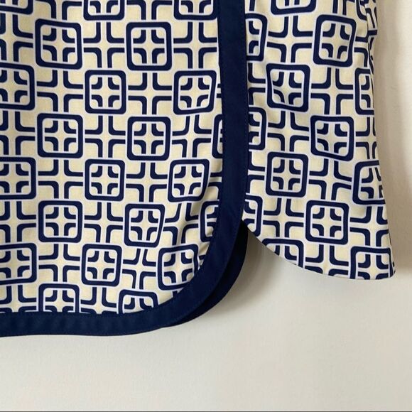VK Sport Golf Skort Navy Yellow Print Size 8 - Picture 4 of 10